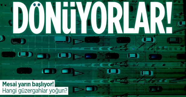 Tatilcilerin dönüş yolculuğu! Anadolu Otoyolu'nun Sakarya geçişinde trafik yoğunluğu yaşanıyor