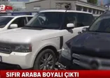 Konya'da şoke eden olay! Sıfır aldığı lüks araç boyalı çıktı |Video
