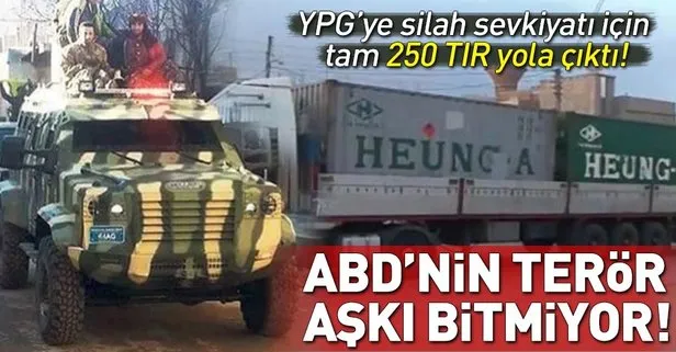 ABD'den terör örgütü YPG'ye yeni silah sevkiyatı