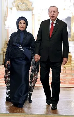 Başkan Erdoğan, İngiltere Kraliçesi 2. Elizabeth tarafından verilen resepsiyona katıldı