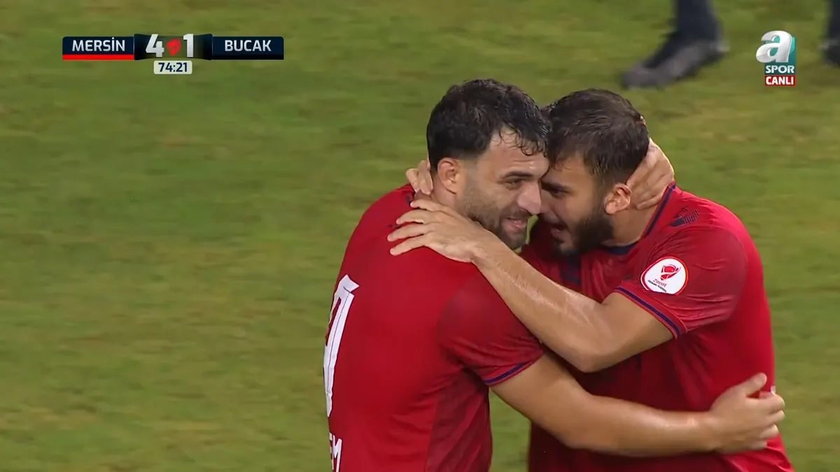 Yeni Mersin İY 4-1 Bucak Bld GOL: Kerem Yaşa