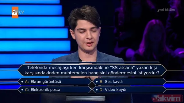 Kenan İmirzalıoğlu'nun sunduğu Kim Milyoner Olmak İster'de kafa karıştıran Demet Akalın sorusu - 47