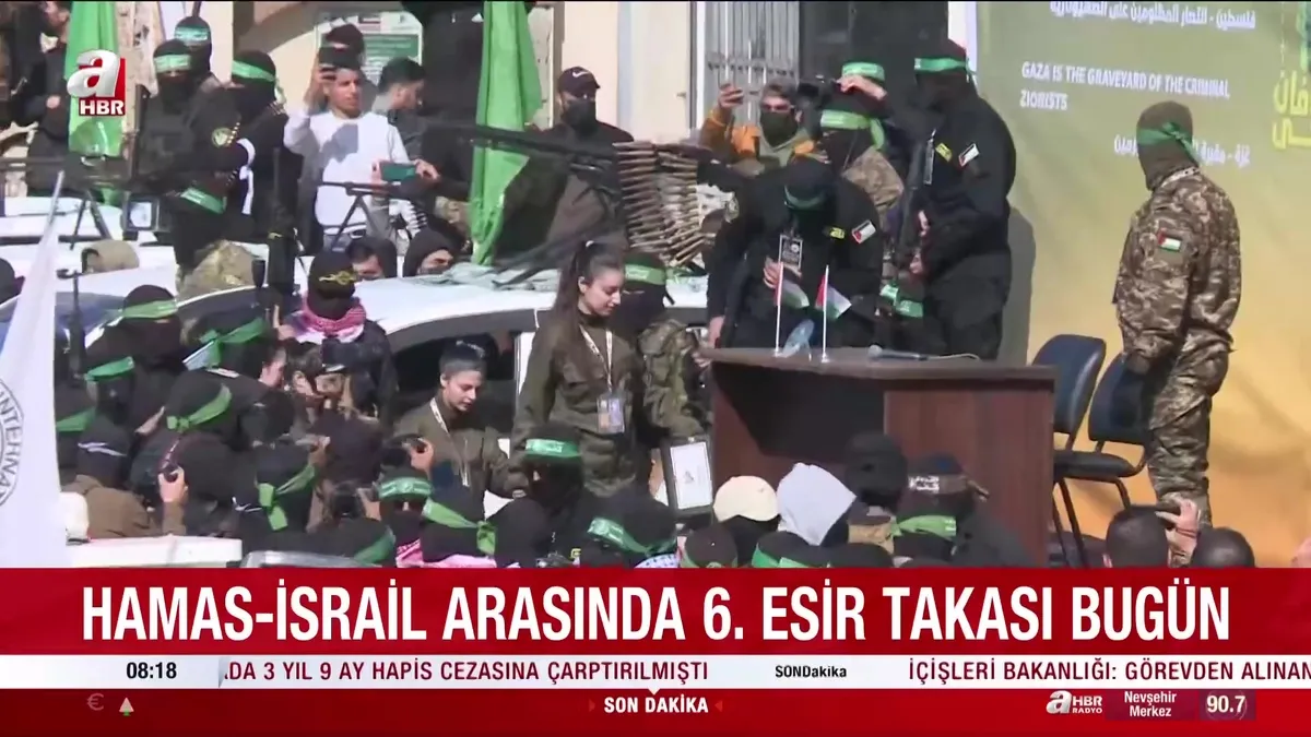 Hamas-İsrail arasında 6. esir takası bugün