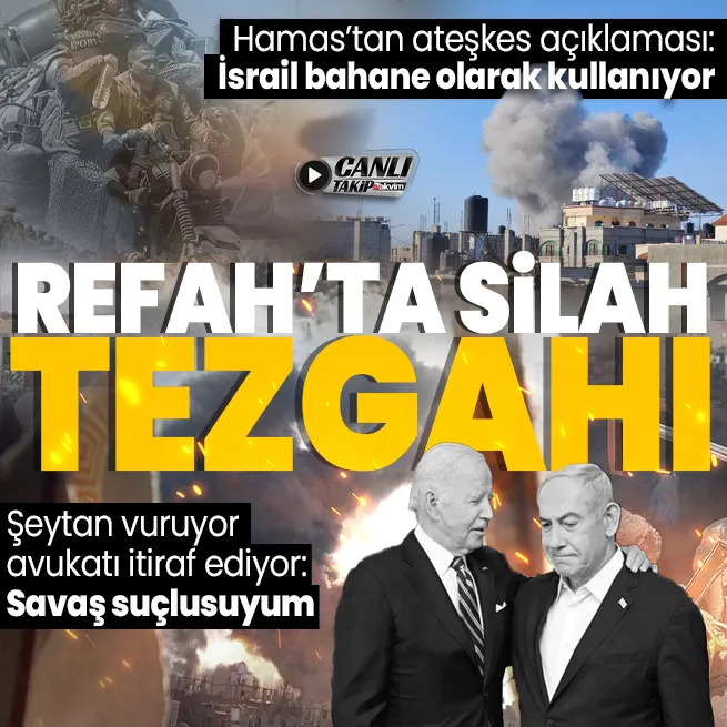 Refah’ta siyonist abluka! ABD Başkanı Bidendan soykırım itirafı: Gönderdiğimiz silahlarla siviller öldürüldü