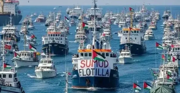 Sumud Filosu tüm engellere rağmen Gazze'ye 6 gün uzaklıkta