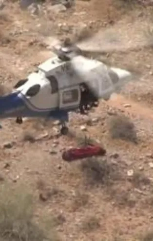 Amerika'da baş döndüren kurtarma operasyonu! Fırıldak gibi döndü