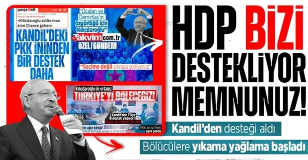 PKK’nın Kılıçdaroğlu’na şans verin çıkışı sonrası Bay Bay Kemal’den bölücülere methiyeler: HDP bize destek veriyor, memnunuz