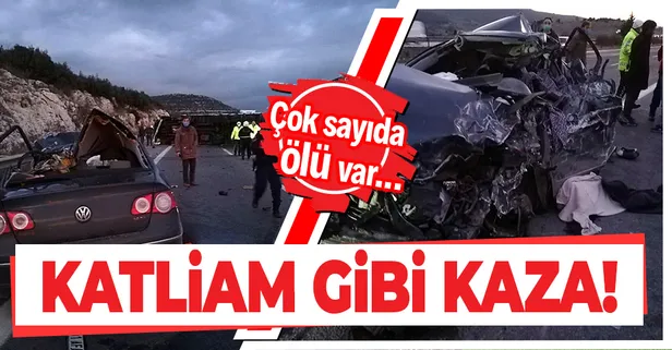 Son dakika: Tarsus'ta kamyon ve otomobil çarpıştı: En az 5 ölü...