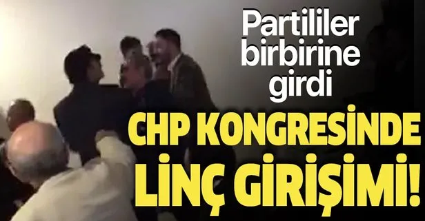 Son dakika: Erzurum’da gerçekleştirilen CHP kongresinde arbede!