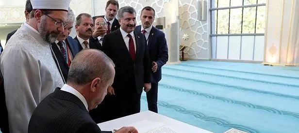 Başkan Erdoğan’dan Kur’an tilaveti