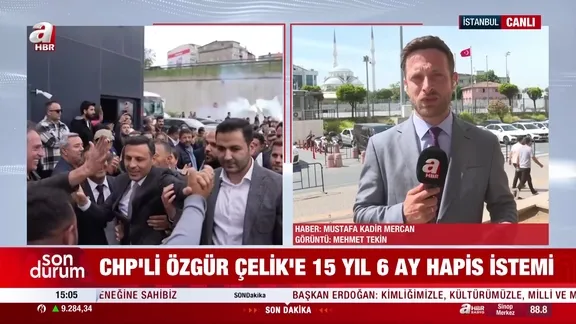 Özgür Çelik'e 15 yıl 6 ay hapis talebi!