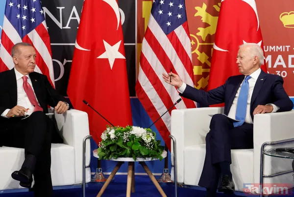 Madrid'de Türkiye - ABD zirvesi! Başkan Recep Tayyip Erdoğan, ABD Başkanı Joe Biden ile bir araya geldi - 14