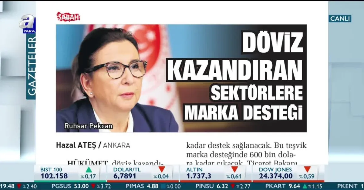 Döviz kazandıran sektörlere marka desteği
