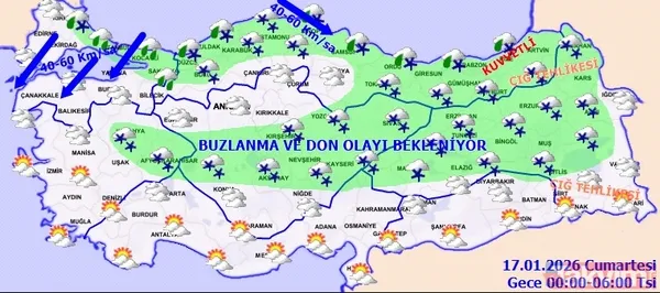 Kar yeniden İstanbul’da! Hafta sonu için Bakanlık'tan soğuk hava ve buzlanma uyarısı - 22