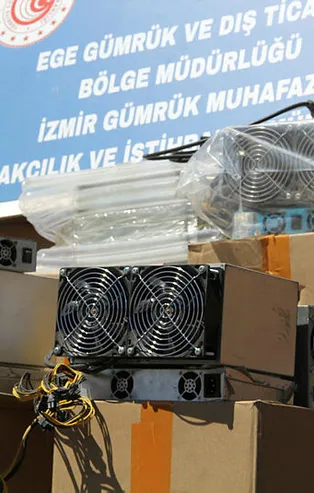 İzmir'de dev operasyon! Kripto para üretiminde kullanacaklardı