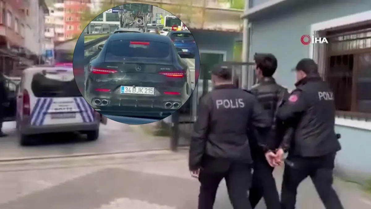 "Valinin yeğeniyim" yalanı tutmadı! Trafik magandasının çakarlı şovu emniyette bitti