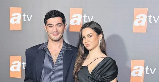 Bir gece Masalı'nın başrol oyuncuları Su Burcu Yazgı Coşkun ve Burak Deniz, Cannes'da