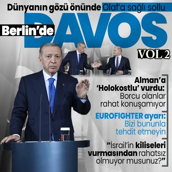 Başkan Recep Tayyip Erdoğandan Almanyada dünyaya çok net mesaj! İsrail yalanı çok iyi söyler