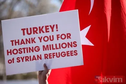 Son dakika: Beyaz Saray önünde Türkiye’ye destek gösterisi