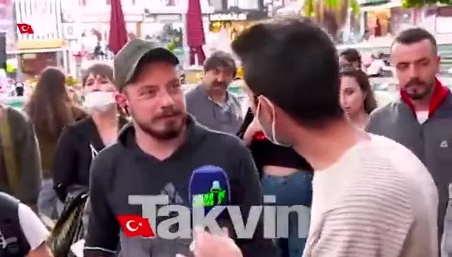 Sokak röportajında skandal iç savaş tehdidi: 2023'te AK Parti %90 oyla da kazansa iç savaş çıkarıp iktidardan indireceğiz