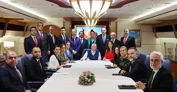Başkan Erdoğan’dan BAE ve Mısır ziyareti sonrası uçakta önemli açıklamalar