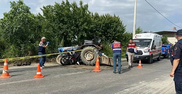 Aydın’da feci kaza! Traktörle motosiklet çarpıştı: 3 ölü