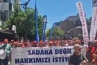 İzmir'de CHP'li Büyükşehir Belediyesi işçileri iş bıraktı: "Sadaka değil hakkımızı istiyoruz"
