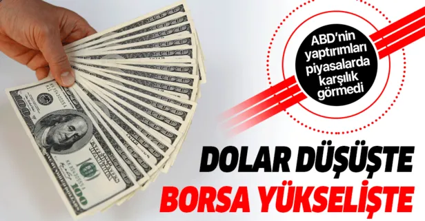 Son dakika: Dolar düşüşte, borsa yükselişte! ABD yaptırımları Türk Lirası’nı etkilemedi