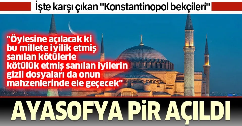ayasofya cami si uzerinden algi