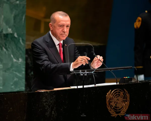 Başkan Recep Tayyip Erdoğan'dan 74.BM Genel Kurulu'nda önemli açıklamalar! İşte kare kare o tarihi anlar... - 3