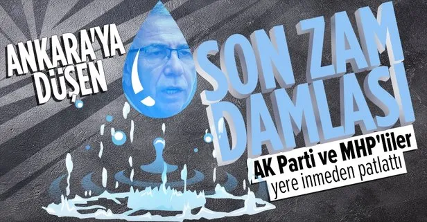 SON DAKİKA: Seçimden önce suya zam yapmayacağını söyleyen Mansur Yavaş’ın yüzde 80’lik zam teklifi AK Parti ve MHP oylarıyla reddedildi