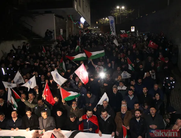 ABD'nin Orta Doğu'da kaos planı protesto edildi! İstanbul, Gazze, Ürdün, Batı Şeria... - 17