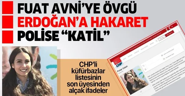 CHP’li bir küfürbaz daha ifşa oldu! Başkan Erdoğan’a hakaret, Fuat Avni’ye övgü!