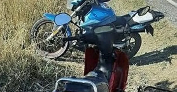 Manisa’da bir tuhaf kaza! Seyir halindeki sürücüyü arı sokunca motosiklet devrildi