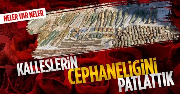 MSB duyurdu: Pençe-Kilit bölgesinde PKK’ya ait çok sayıda silah ve mühimmat ele geçirildi