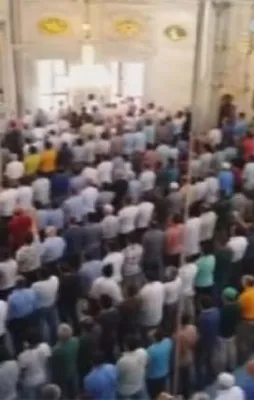 Cuma namazında İstiklal Marşı okudular