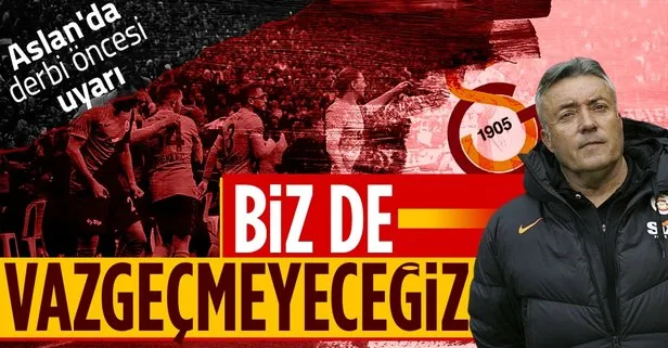 Galatasaray’da Domenec Torrent’ten derbi öncesi oyuncularına uyarılar