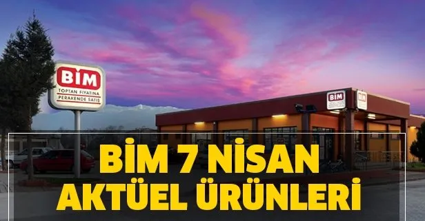 BİM 7 Nisan aktüel ürünler kataloğu yayınlandı!