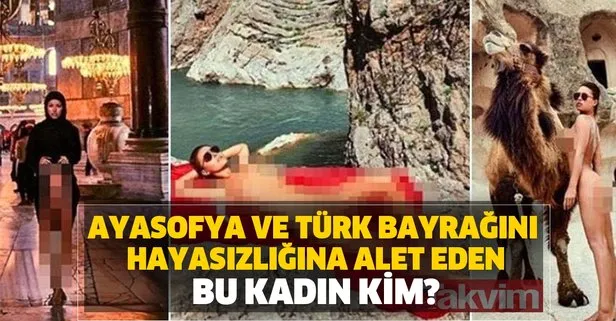 Ayasofya ve Türk Bayrağını fotoğraflarıyla hayasızlığına alet eden Marisa Papen kimdir? Ayasofya ve Kapadokya’da ne yaptı?