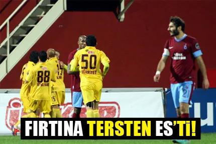 Fırtına tersten esti!
