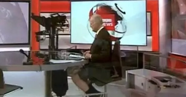 BBC spikeri Shaun Ley haber bültenini şortla sununca sosyal medyanın diline düştü