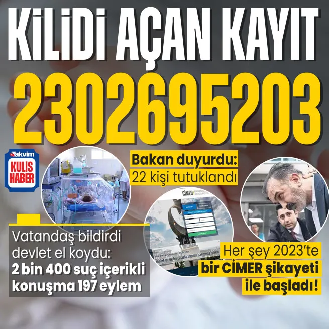 Sağlık Bakanı Kemal Memişoğlundan yenidoğan çetesi açıklaması: Her şey bir CİMER şikayeti ile başladı | Bakan Tunç: 22 kişi tutuklandı