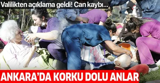 ankara da huzurevinde korkutan yangin