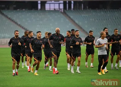 Fatih Terim’den sürpriz karar! İşte Neftçi Bakü - Galatasaray maçı 11’leri