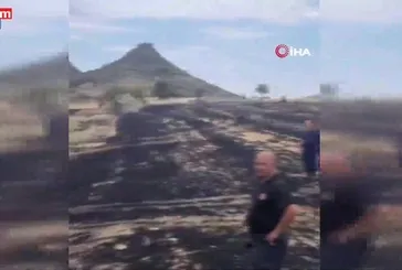 Konya’da anız yangını ormana sıçradı