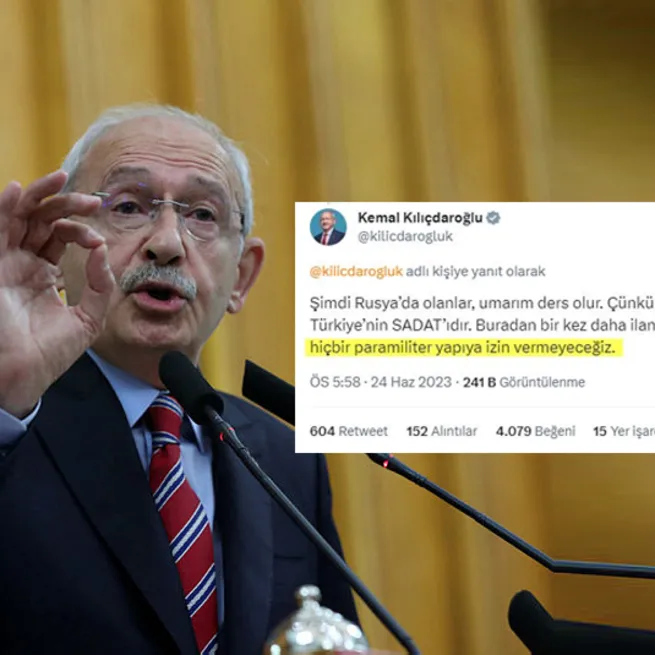 15 Temmuzda kahve yudumlayıp kontrollü darbe diyordu! Kılıçdaroğlunun Wagner ikiyüzlülüğü...