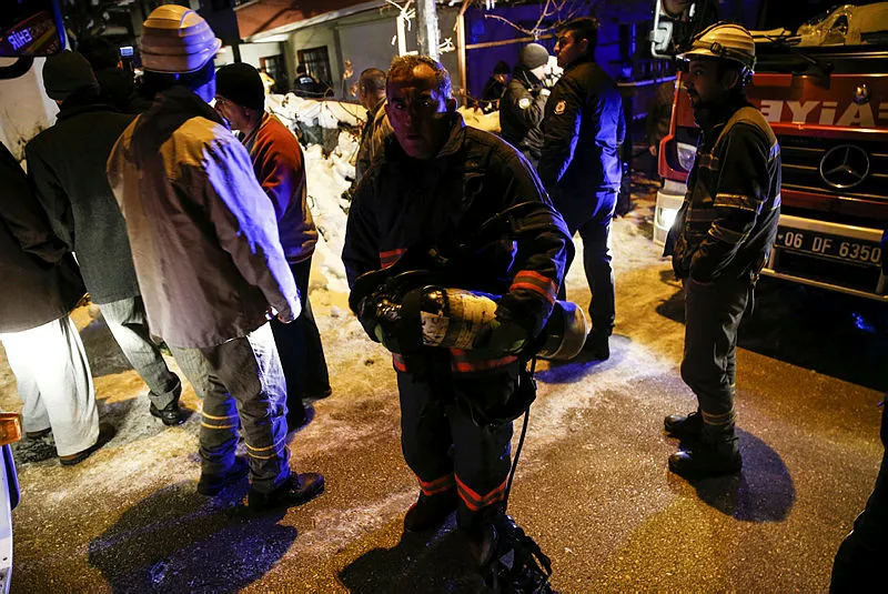 Ankara'da yangın paniği! Korku dolu anlar yaşandı - 5