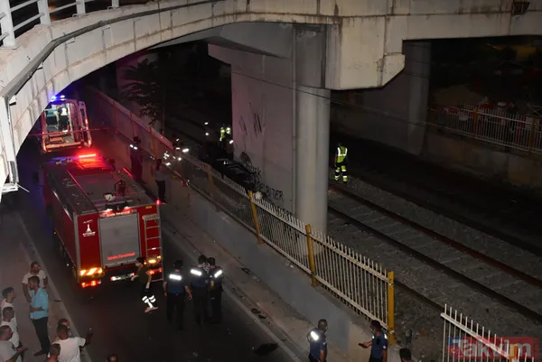 SON DAKİKA: İzmir'de hafif ticari araç İZBAN raylarına uçtu: 1 ölü 5 yaralı - 5
