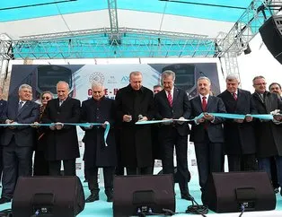 Başkan Erdoğan dev projenin açılışını yaptı
