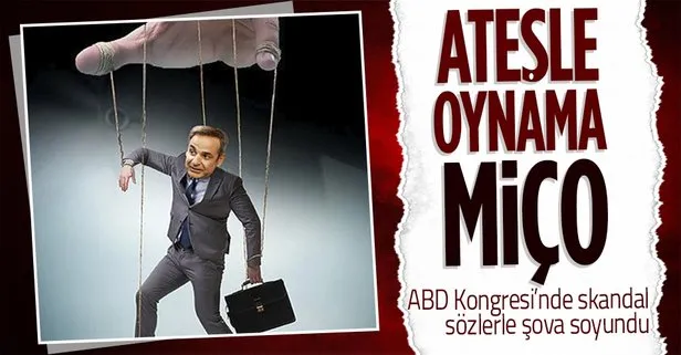 Yunanistan Başbakanı Miçotakis şova soyundu! ABD Kongresi de çanak tuttu